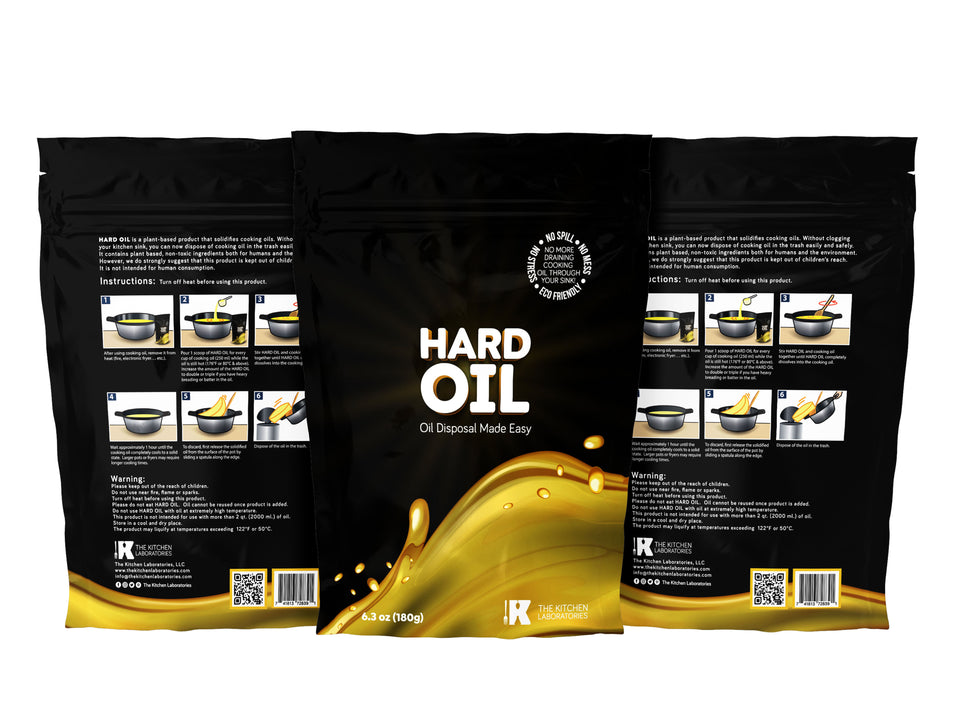 HARD OIL®  Cooking Disposal Made Easy I Cooking Oil Solidifying